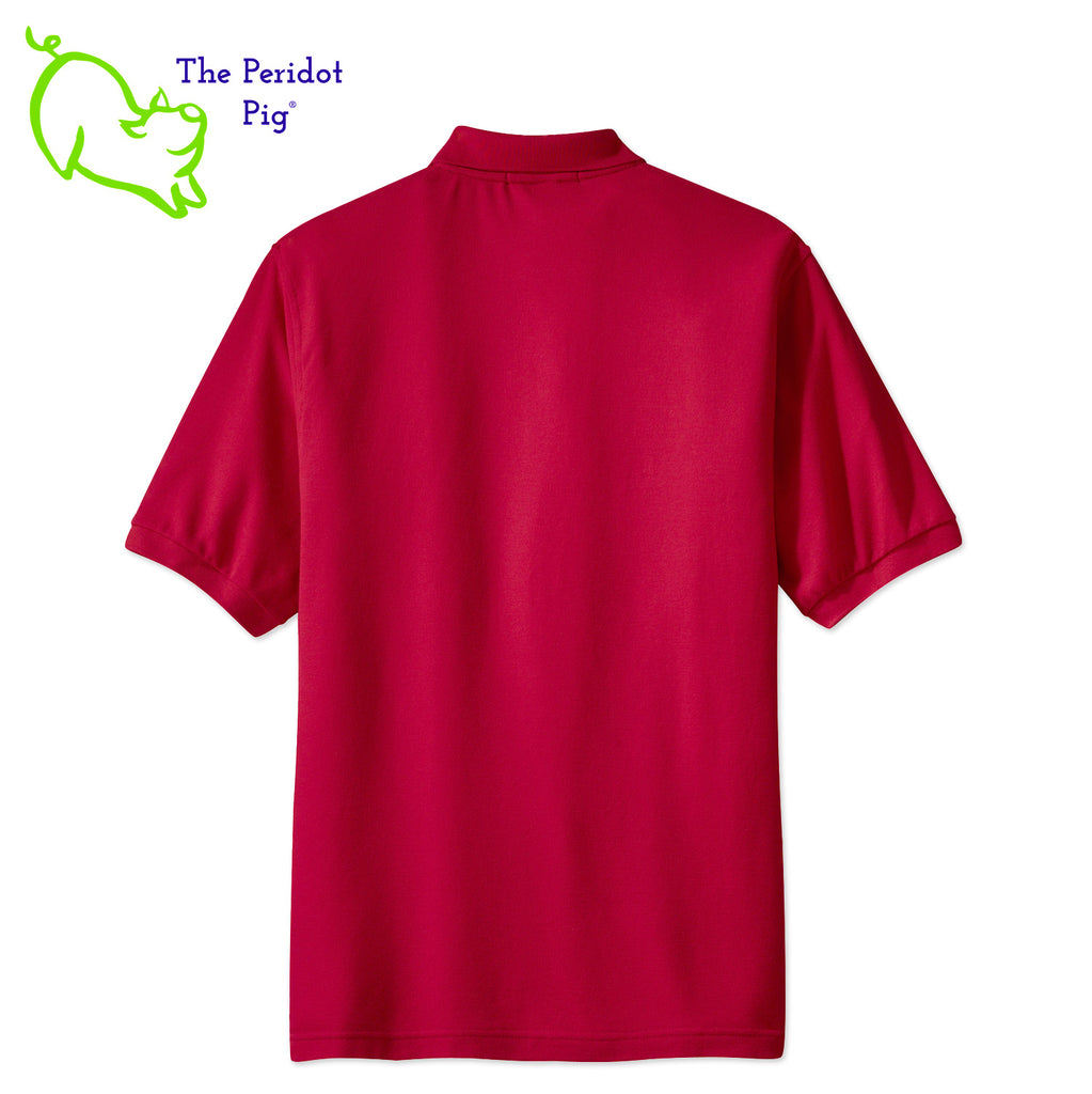Renowned for its resilience, our incomparably comfortable classic polo is second to none. Expertly designed to resist wrinkles and shrinkage, this must-have polo delivers a luxuriously soft feel. Featuring the iconic EAA Chapter 5 logo on the left chest, you won't ever regret choosing this timeless piece. Back view shown in Red.