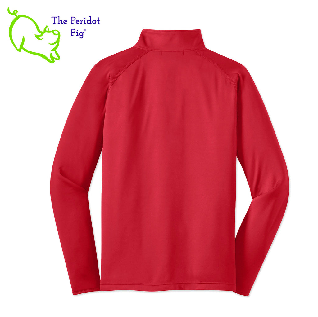 This Fall, make the EAA Chapter 5 Long Sleeve Quarter Zip your go-to layer! Boasting a soft-brushed backing and moisture control, it's comfortable year-round. And with the stylish Chapter 5 logo on the left chest, it looks perfect for the office or the weekend. Everything you need in one perfect shirt! Back view shown in Red.