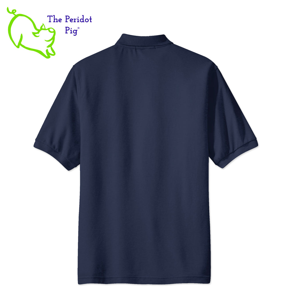 Our popular Silk Touch™ polo is perfect for all occasions. This one features the Super Stud logo on the left chest area. Back view shown.