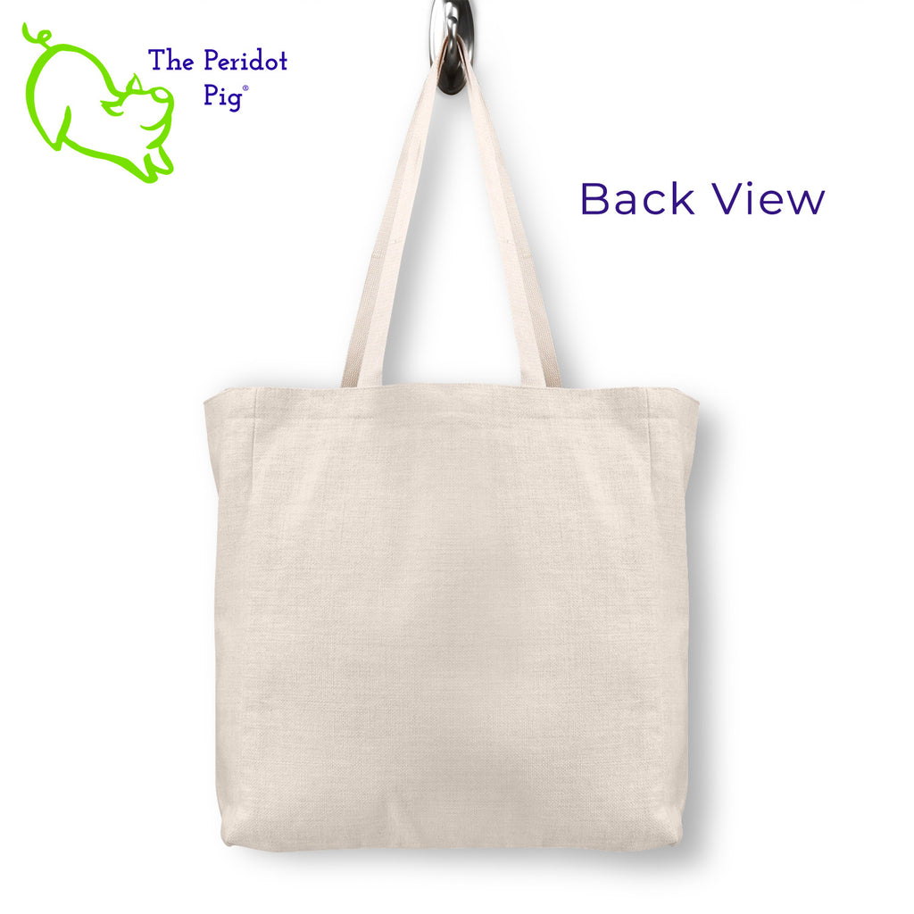 Step out in style with the stylish, spacious EAA Chapter 5 Come Fly With Me Logo Tote-- designed with a sublimated print that won't wear away, and a vivid logo on the front. The back side is left blank for a polished look. Perfect for carrying around everything you need in sturdy, long-lasting fashion. Back view shown.