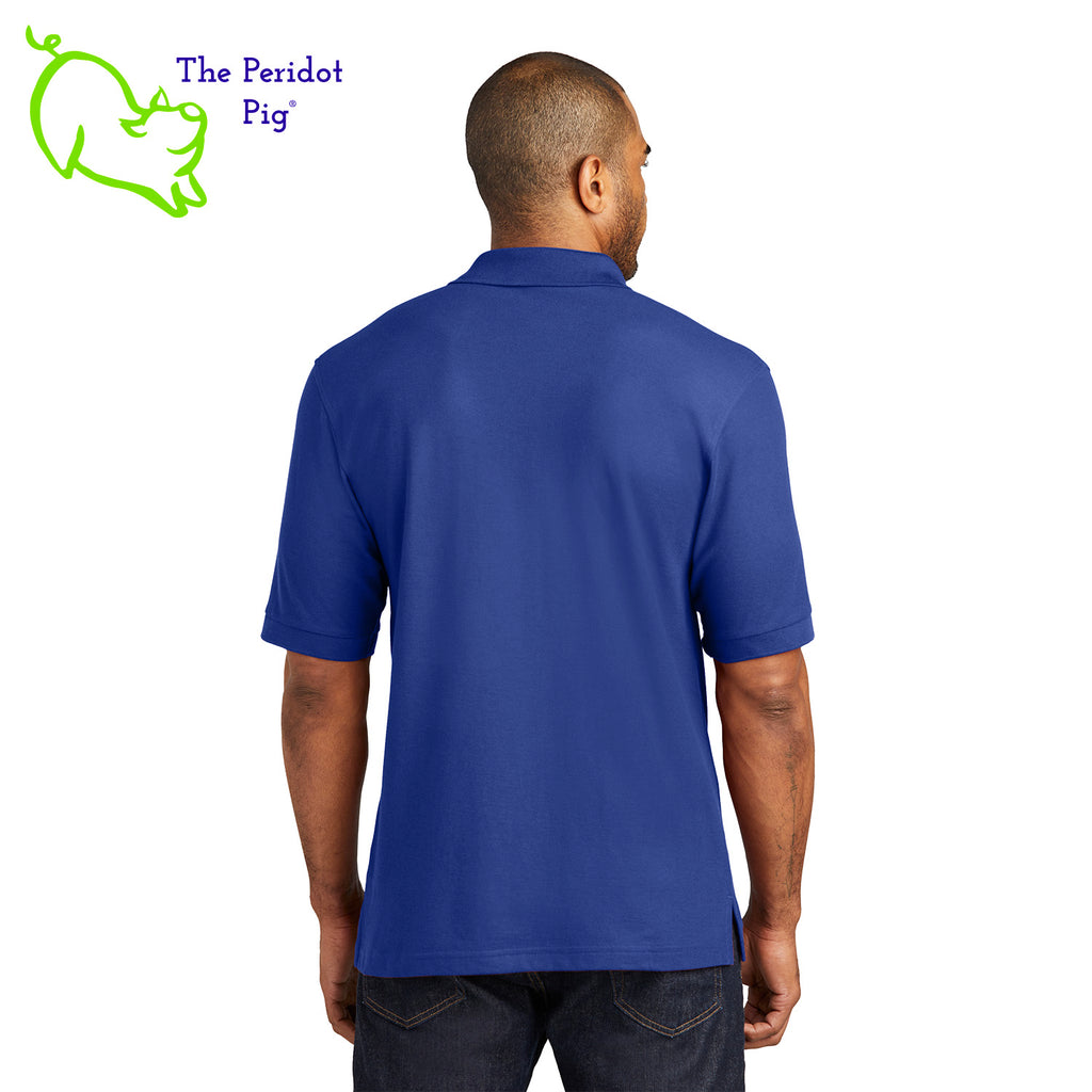 Our popular Silk Touch™ polo—enhanced with a left chest pocket. This one features the EAA Chapter 5 logo above the pocket. Back view shown in Royal.