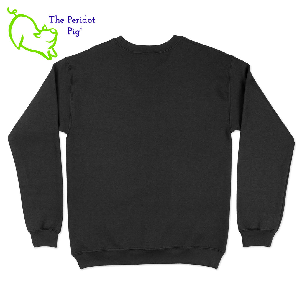 This warm, soft crewneck sweatshirt features our PI day InsPIre theme in vivid print on the front. It's available in four colors to help celebrate PI in style. Back view shown in black.