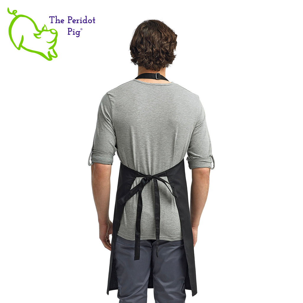 Calories don't count for free food and at Christmas. That's my story and I'm sticking to it! If you abide by this rule, here's the perfect apron for you.  The front says, "Calories don't count at Christmas" in bright festive colors. There are trees, candy canes, a gingerbread man and snow flakes to round out the design. Back view shown in Black.