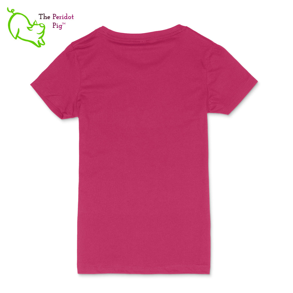 I bet you thought this would be an animal print shirt but instead it's a completely different kind of beast! Show off your inner wild and free animal with this cute retro shirt. Available in both a crew and v-neck style. The image is a super-lightweight stretch vinyl on the front only. Crew neck back view.