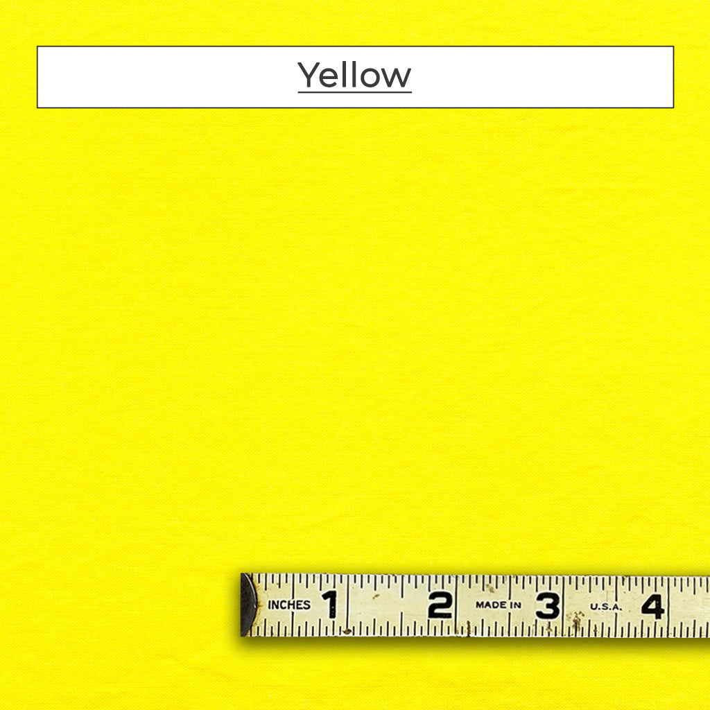 A solid color yellow mask fabric.