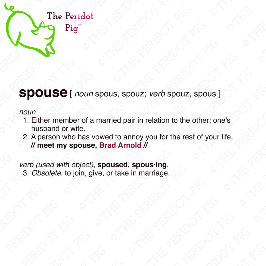 Customized text printed on the mug. The purple text is replace with your preferred name.