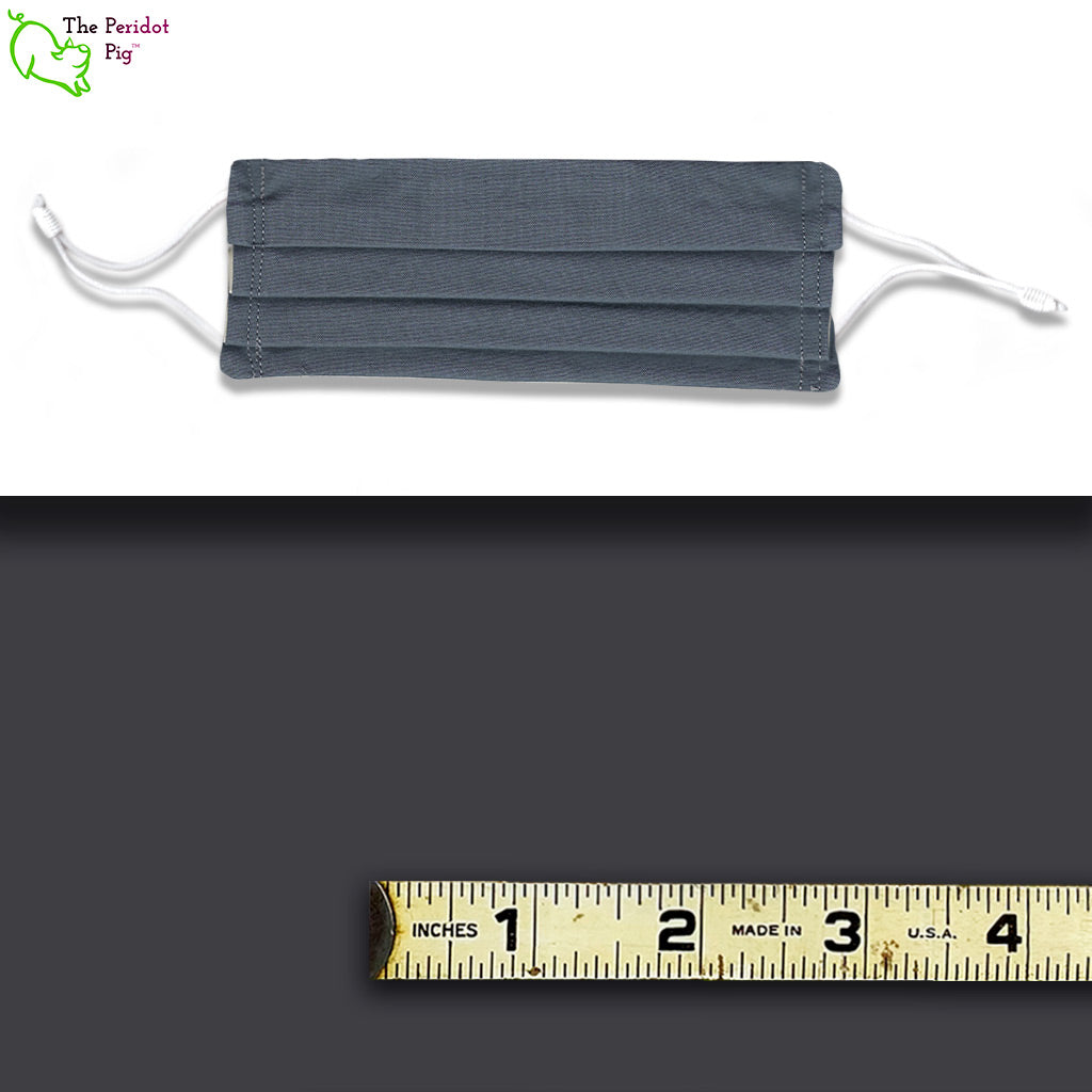 View shows a mask and a scale view of the fabric. Shown in Gray.